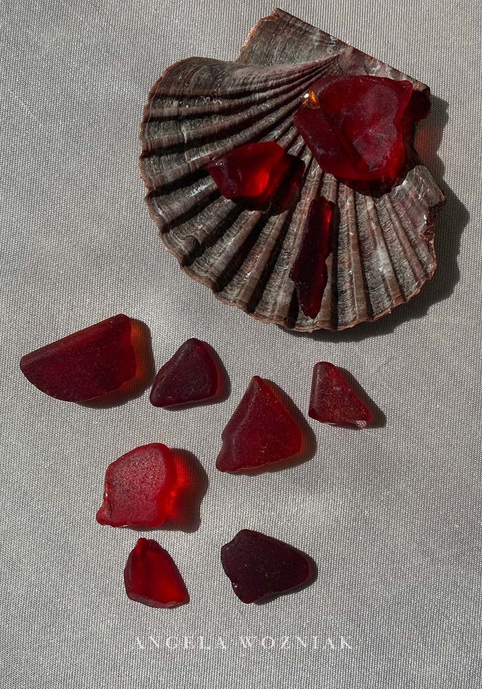 Where does Red Sea Glass come from? Origins & colour rarity - Angela Wozniak Jewellery
