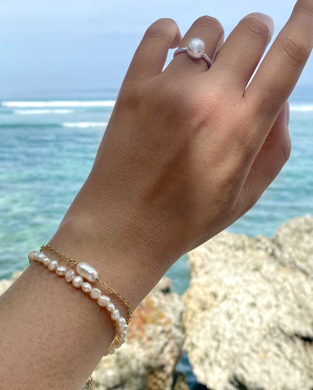 Purity Pearl Bracelet 14K Gold Filled