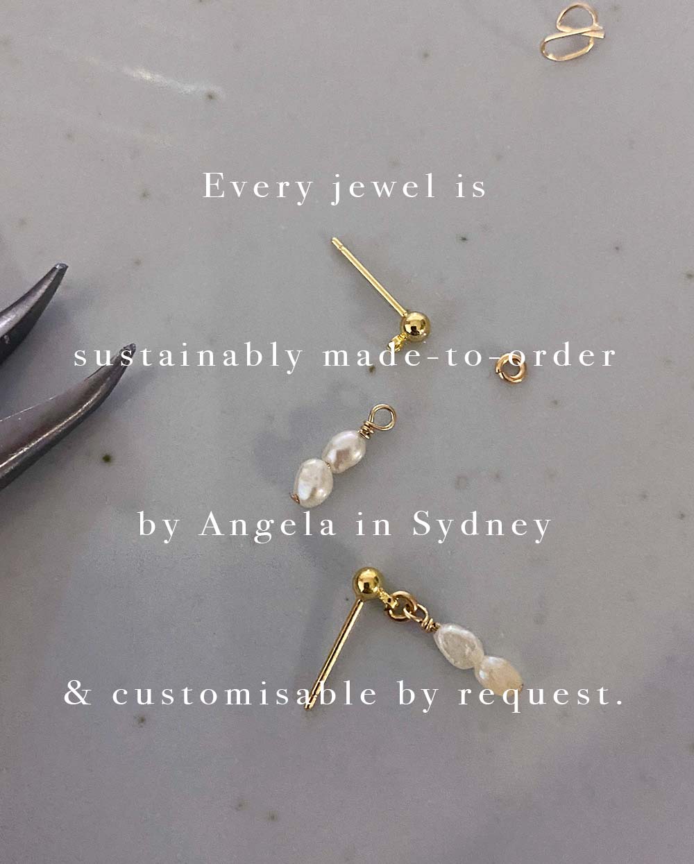 Fiji Pearl Drop Earrings - Angela Wozniak Jewellery