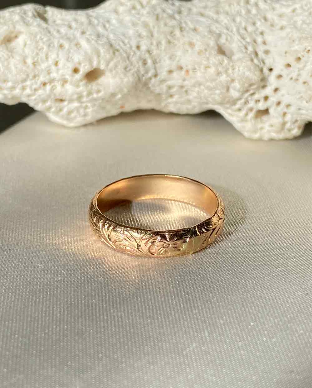 Floral Sea Garden Ring Sterling Silver