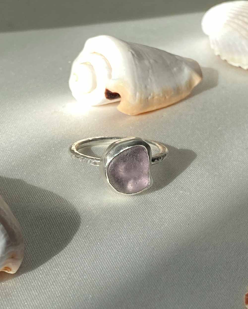 Custom Seaglass Ring / Batch 3 Sterling Silver