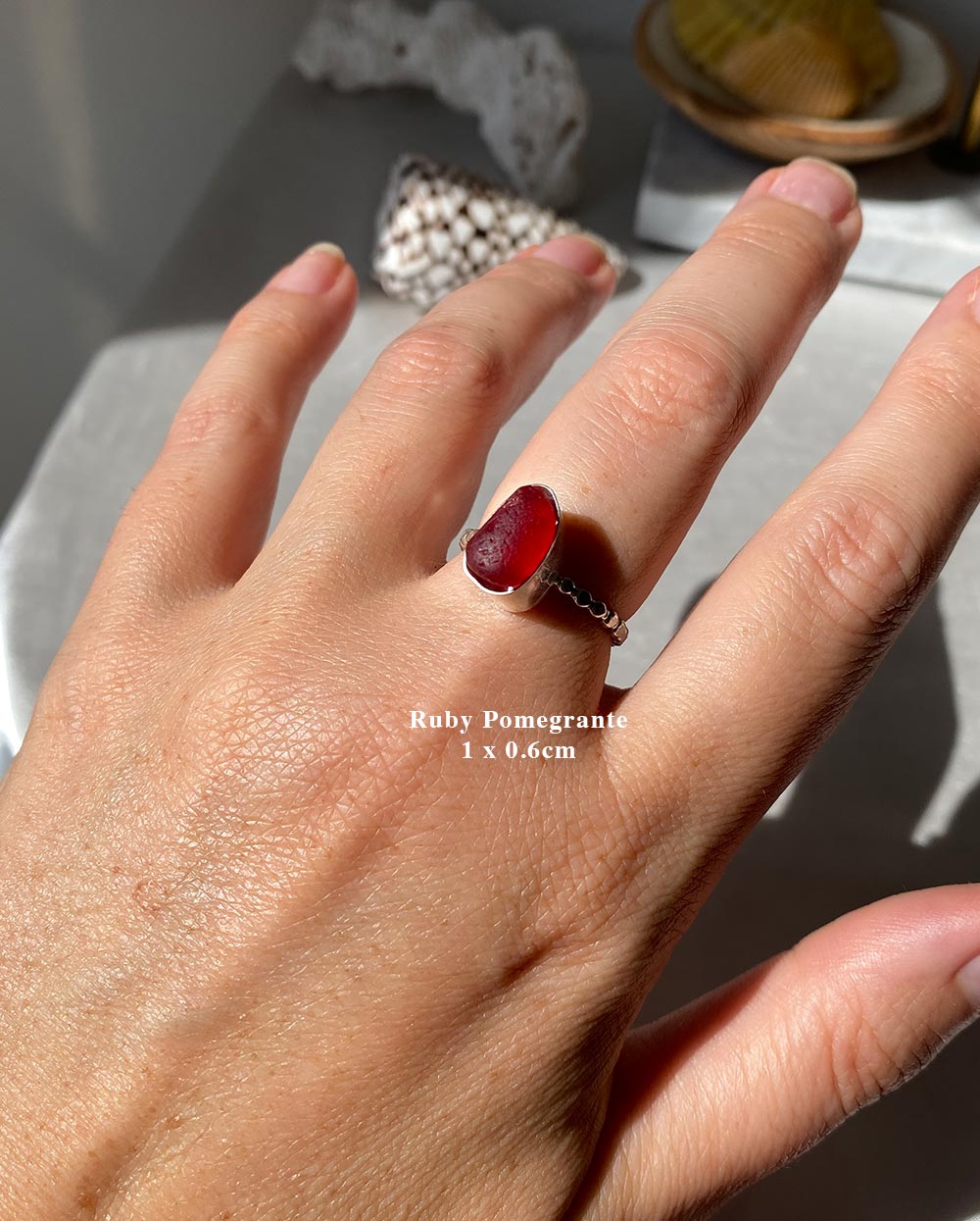 Ruby Pomegranate - Size 7 1/2
