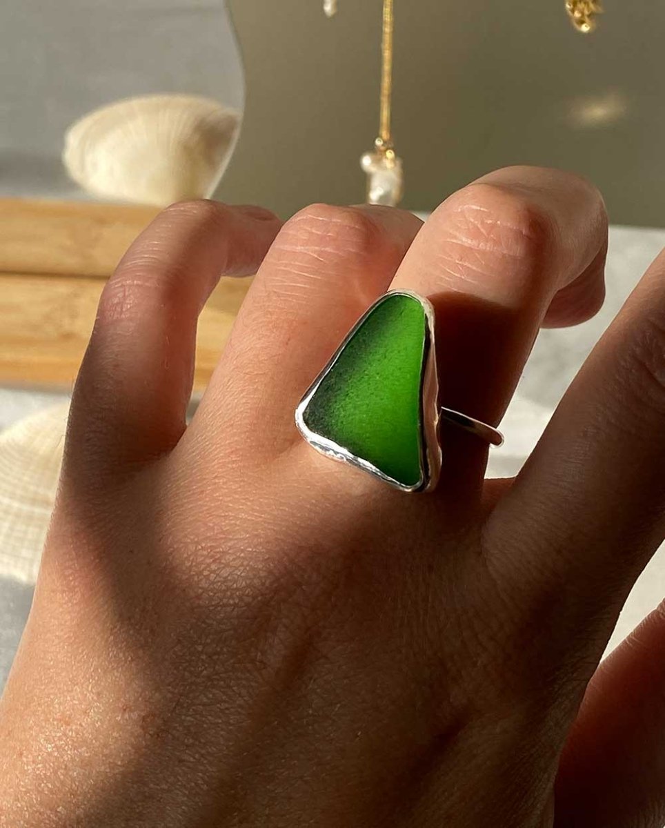 Choose Your Own Sea Glass Ring / Batch 5RingsMade - To - OrderAngela Wozniak Jewellery