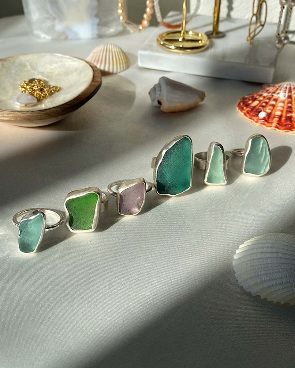 Custom Seaglass Ring / Batch 2CustomSterling SilverAngela Wozniak Jewellery