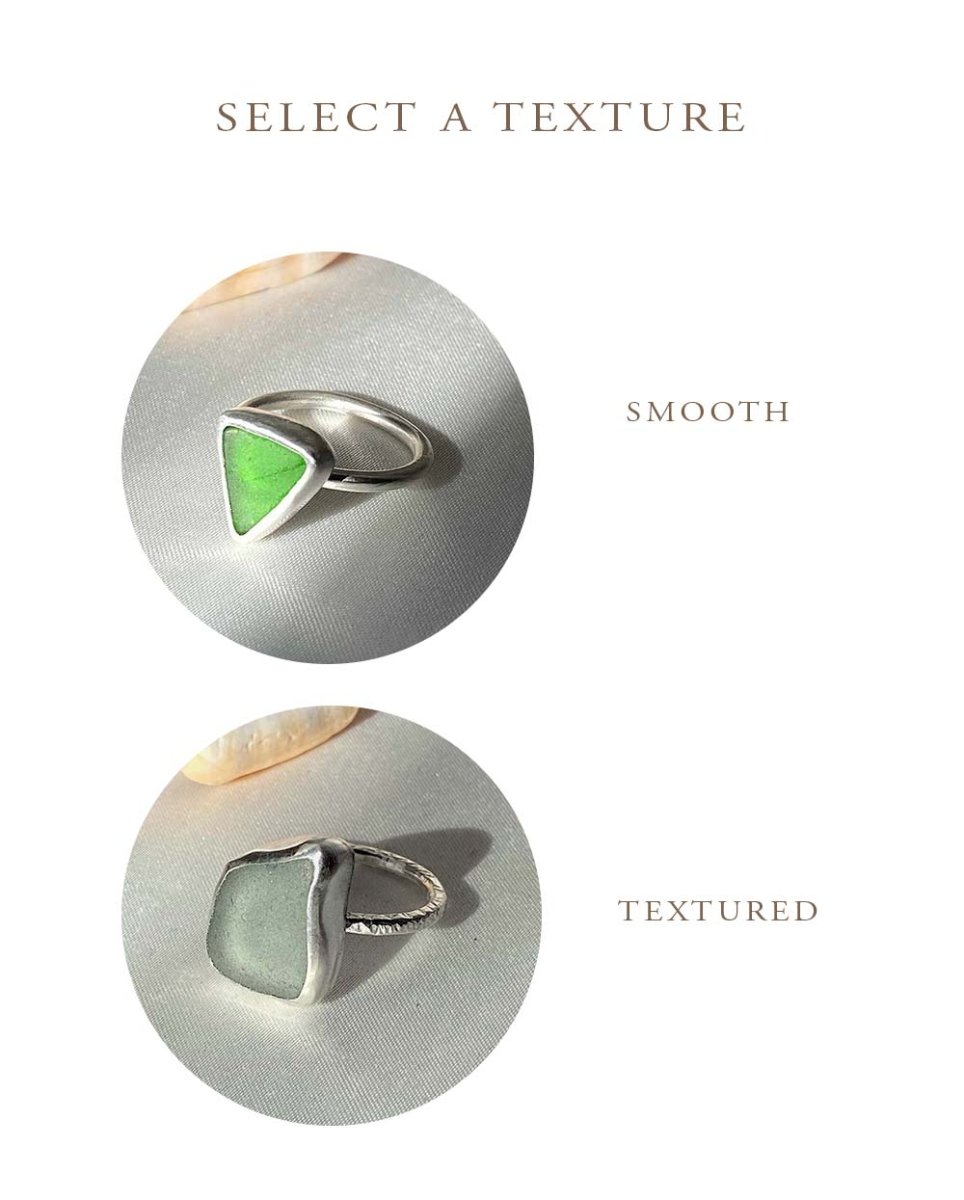 Custom Seaglass Ring / Batch 3CustomSterling SilverAngela Wozniak Jewellery