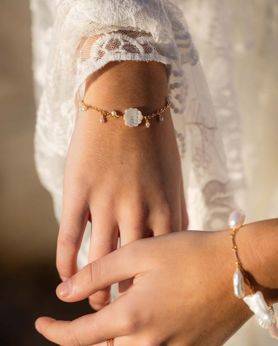 Francesa Moonlight Mother of Pearl BraceletBracelets14K Gold FilledAngela Wozniak Jewellery
