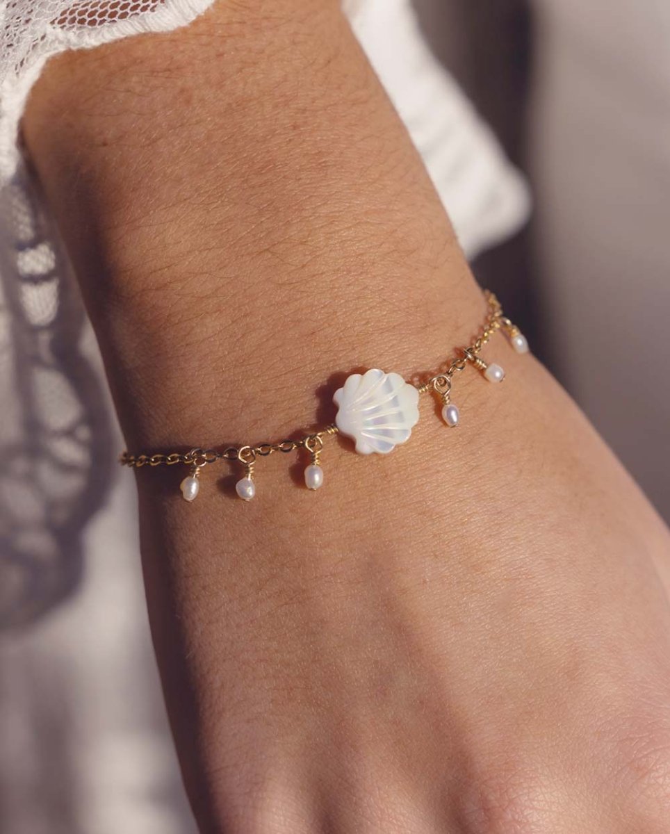 Francesa Moonlight Mother of Pearl BraceletBracelets14K Gold FilledAngela Wozniak Jewellery