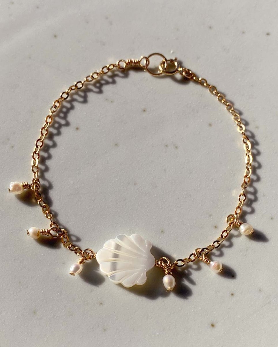 Francesa Moonlight Mother of Pearl BraceletBracelets14K Gold FilledAngela Wozniak Jewellery