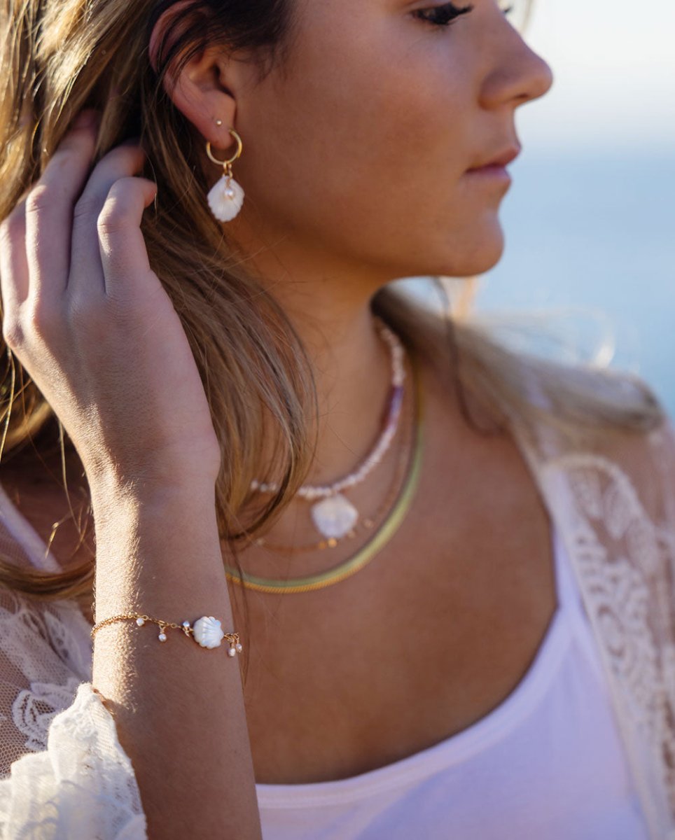 Francesa Moonlight Mother of Pearl BraceletBracelets14K Gold FilledAngela Wozniak Jewellery
