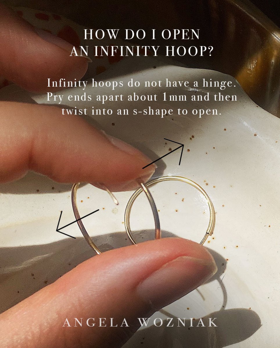 Infinity Hoop EarringsEarrings14K Gold FilledAngela Wozniak Jewellery