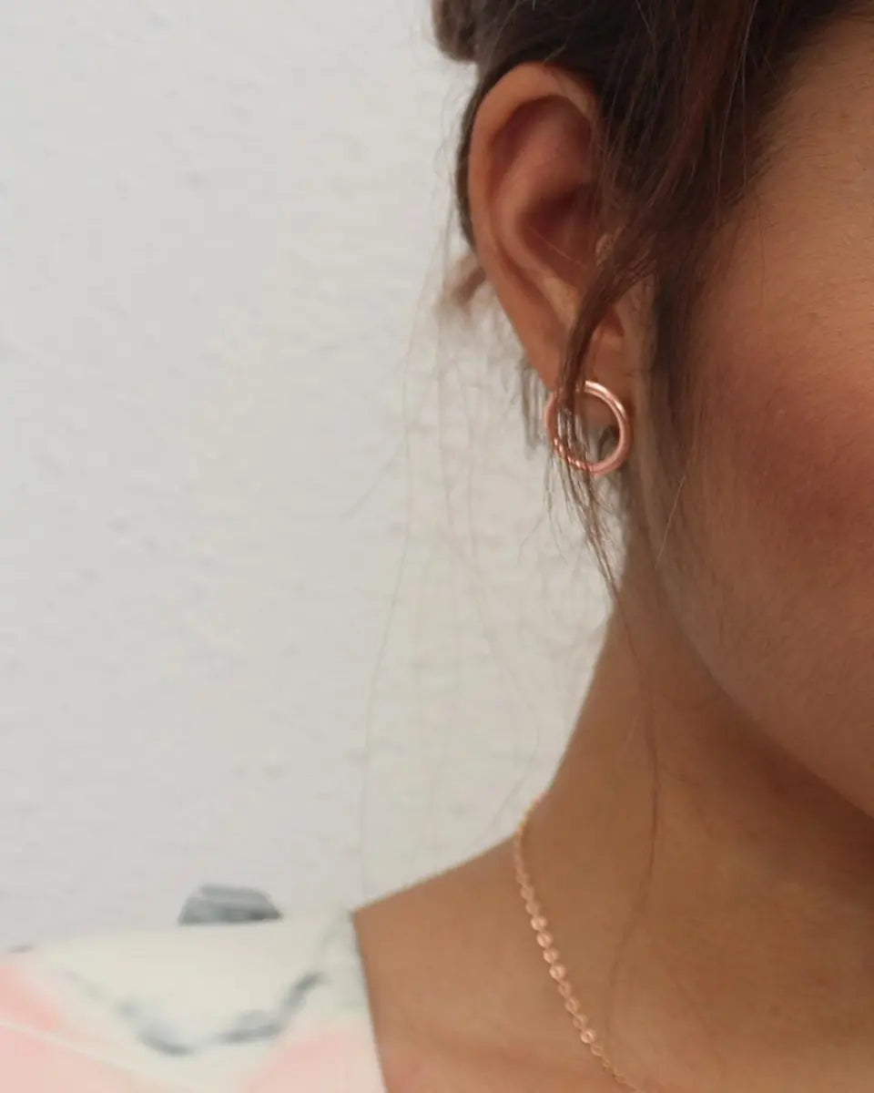 Jessica Circle Stud EarringsEarringsVarious MetalsAngela Wozniak Jewellery