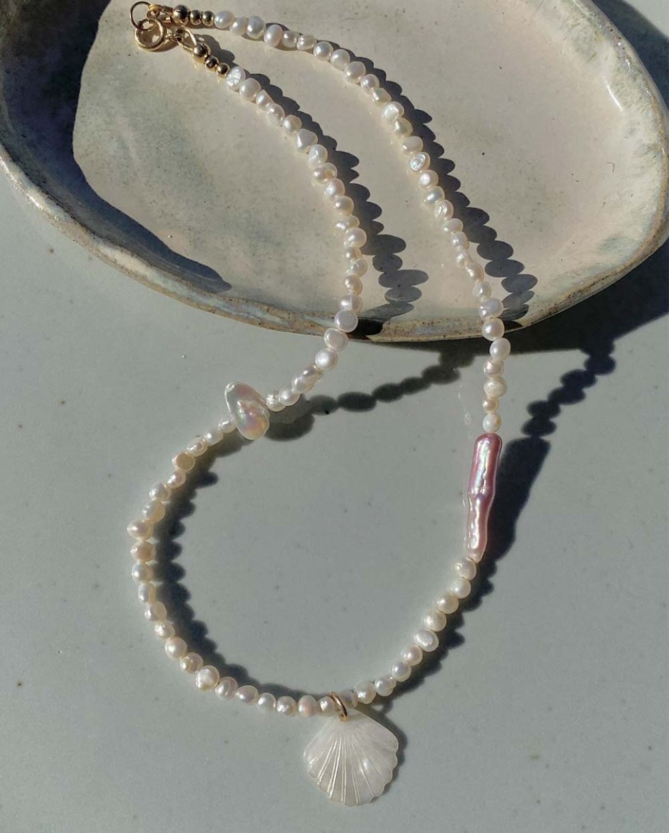 Lola Island Mother of Pearl NecklaceNecklaces14k Gold FilledAngela Wozniak Jewellery