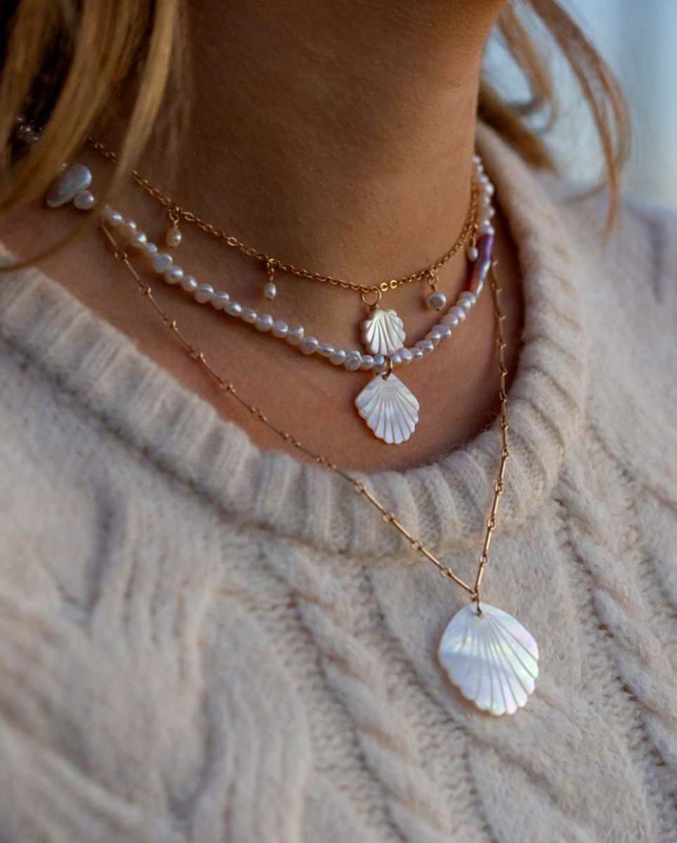 Lola Island Mother of Pearl NecklaceNecklaces14k Gold FilledAngela Wozniak Jewellery