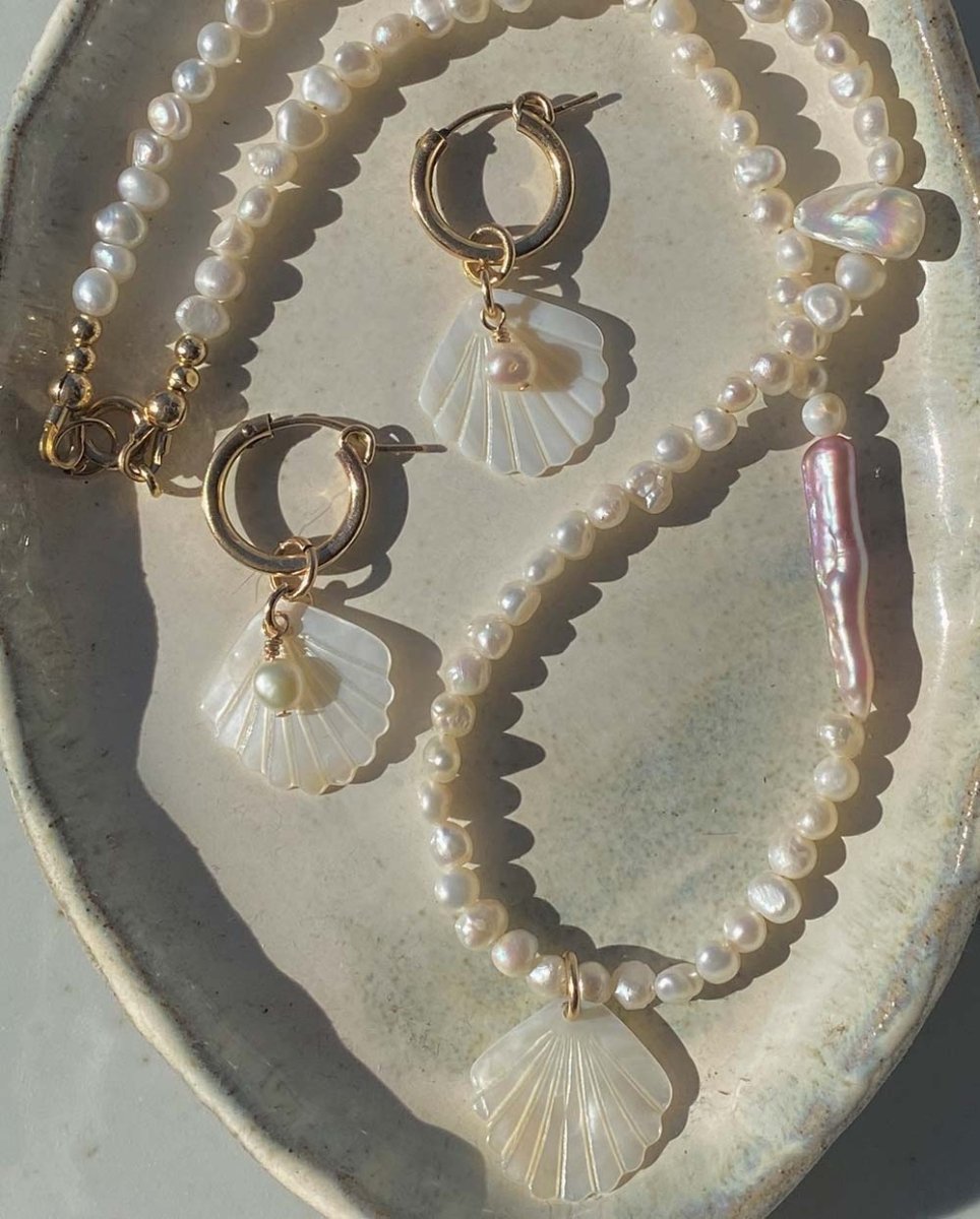 Lola Island Mother of Pearl NecklaceNecklaces14k Gold FilledAngela Wozniak Jewellery