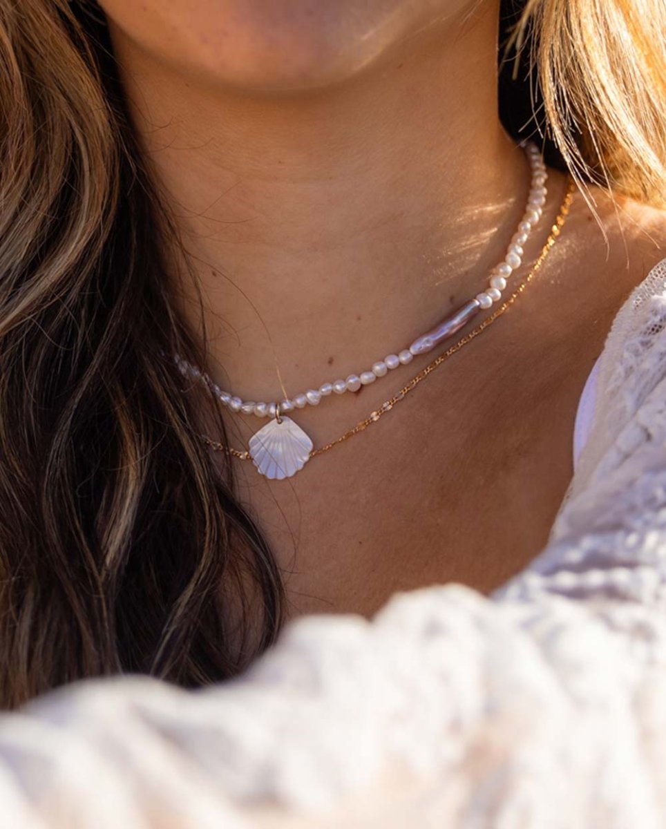 Lola Island Mother of Pearl NecklaceNecklaces14k Gold FilledAngela Wozniak Jewellery