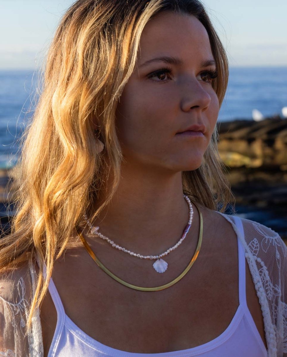 Lola Island Mother of Pearl NecklaceNecklaces14k Gold FilledAngela Wozniak Jewellery