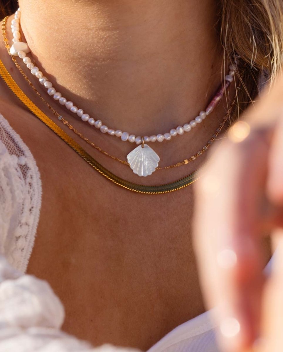 Lola Island Mother of Pearl NecklaceNecklaces14k Gold FilledAngela Wozniak Jewellery