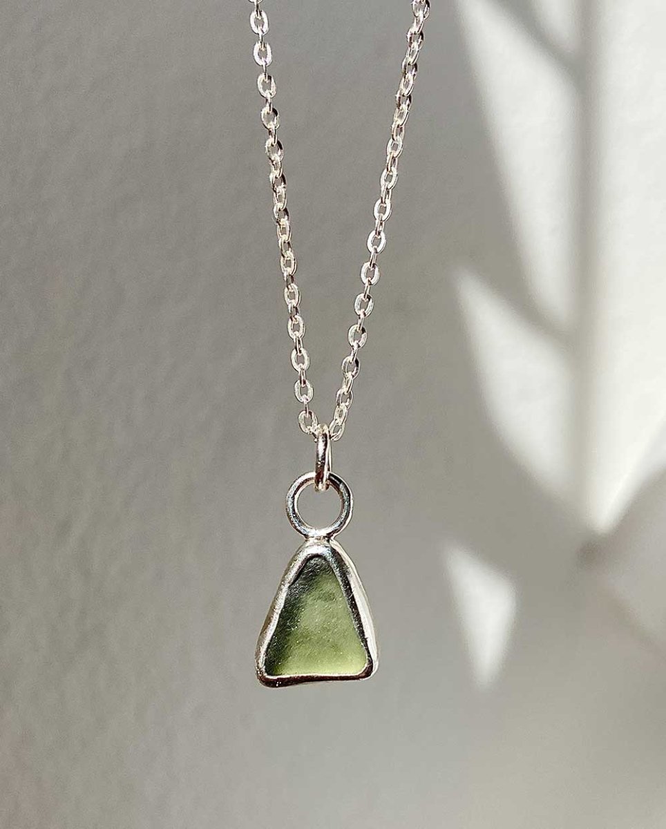Mint Green Sea Glass NecklaceSea Glass NecklaceReady - To - ShipAngela Wozniak Jewellery