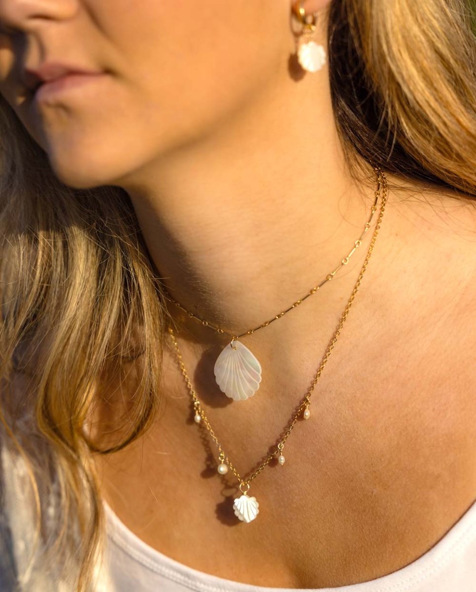 Moonlight Mother of Pearl NecklaceNecklaces14k Gold FilledAngela Wozniak Jewellery