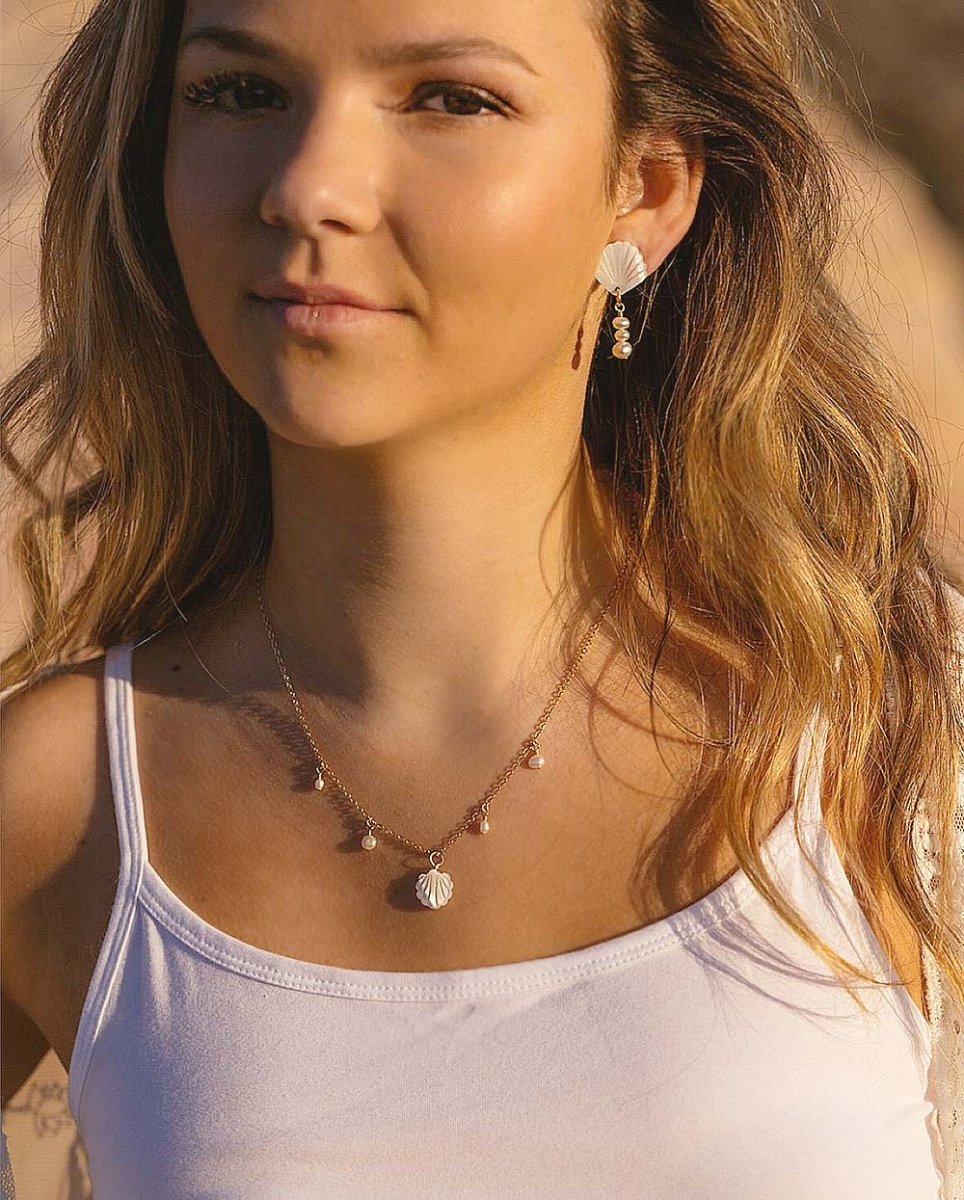 Moonlight Mother of Pearl NecklaceNecklaces14k Gold FilledAngela Wozniak Jewellery