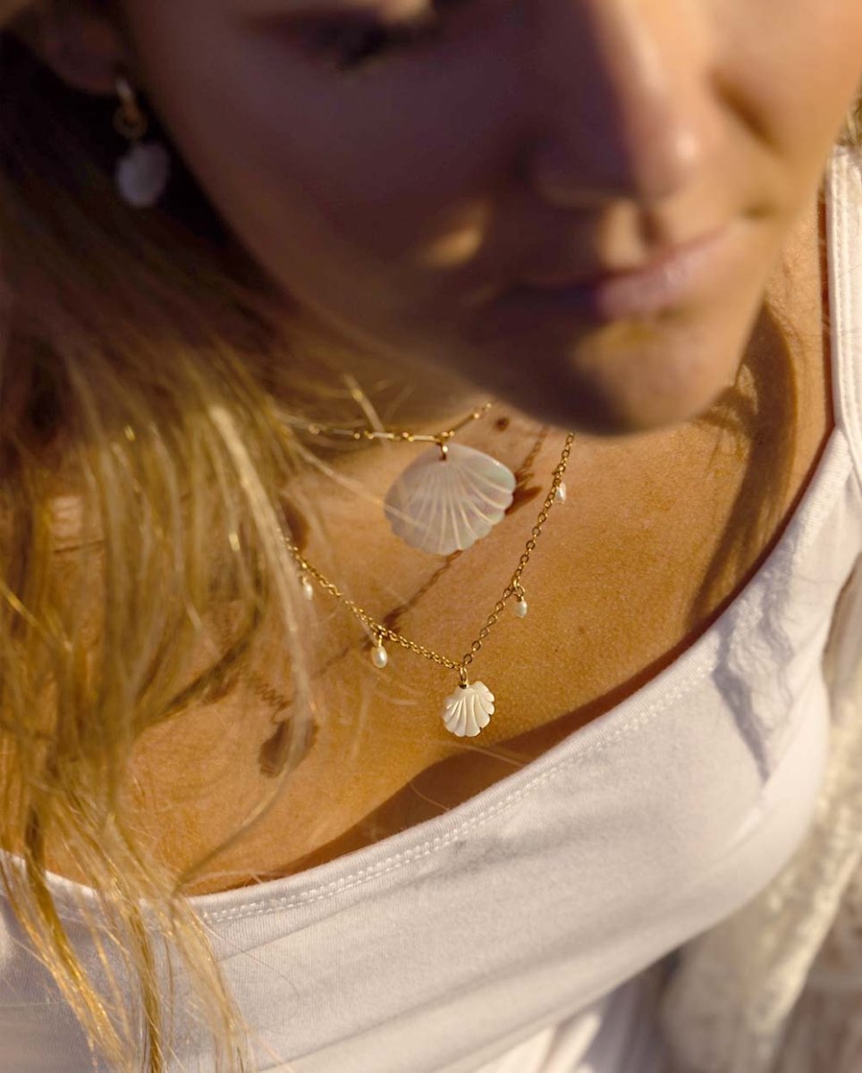 Moonlight Mother of Pearl NecklaceNecklaces14k Gold FilledAngela Wozniak Jewellery
