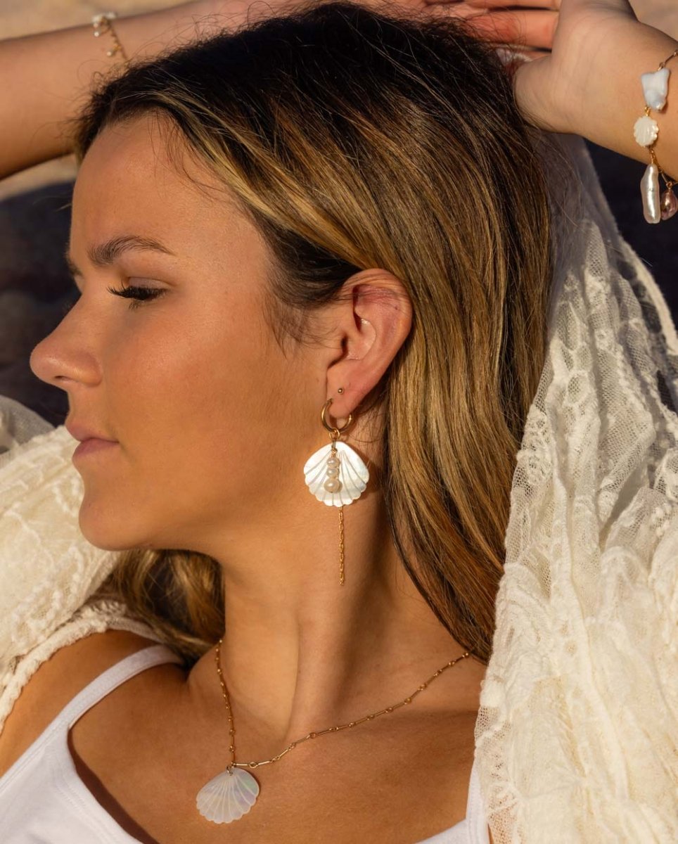 Oasis Mother of Pearl EarringsEarrings14k Gold FilledAngela Wozniak Jewellery