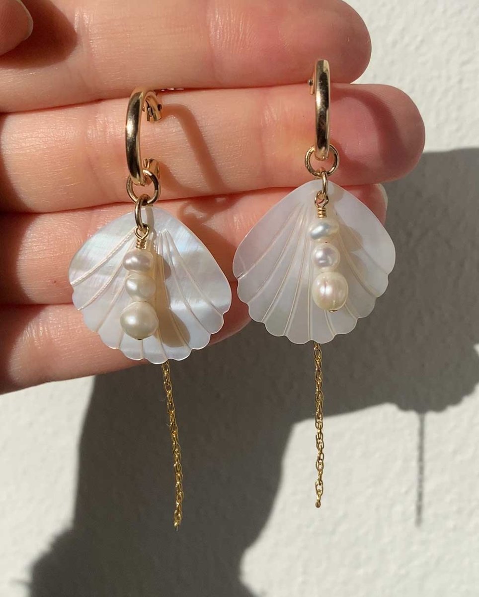 Oasis Mother of Pearl EarringsEarrings14k Gold FilledAngela Wozniak Jewellery