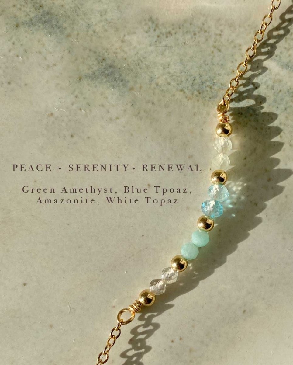 Ocean Spray Gemstone BraceletGemstone Bracelets14K Gold FilledAngela Wozniak Jewellery