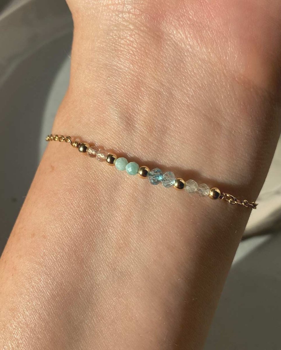 Ocean Spray Gemstone BraceletGemstone Bracelets14K Gold FilledAngela Wozniak Jewellery