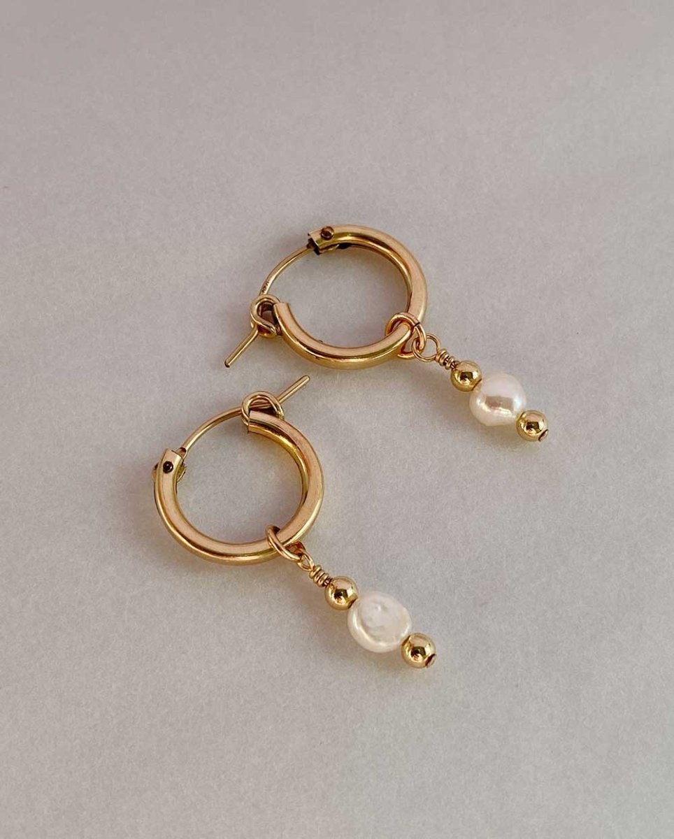 Pia Pearl CharmPearl Charm14K Gold FilledAngela Wozniak Jewellery