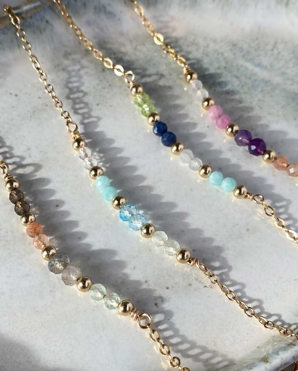 Pink Skies Gemstone BraceletGemstone Bracelets14K Gold FilledAngela Wozniak Jewellery