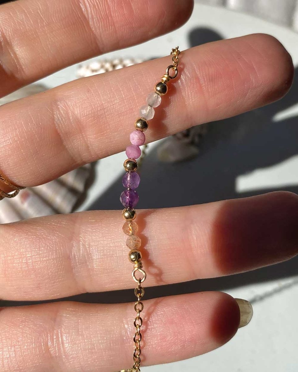 Pink Skies Gemstone BraceletGemstone Bracelets14K Gold FilledAngela Wozniak Jewellery