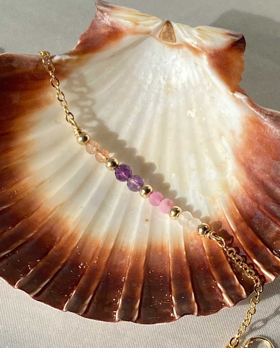 Pink Skies Gemstone BraceletGemstone Bracelets14K Gold FilledAngela Wozniak Jewellery