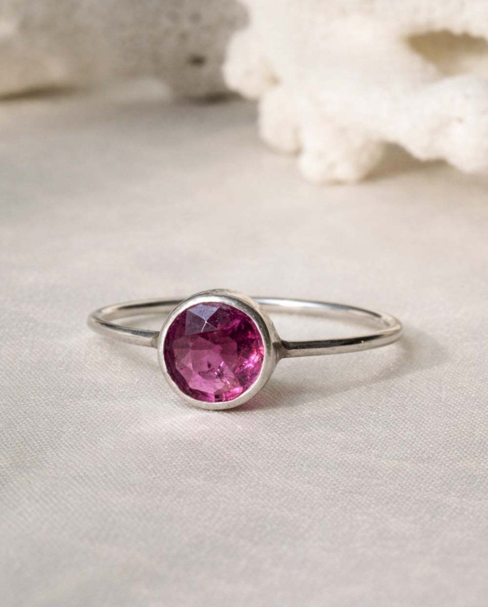 Pink Tourmaline Ring - Size 7Gemstone RingReady - To - ShipAngela Wozniak Jewellery
