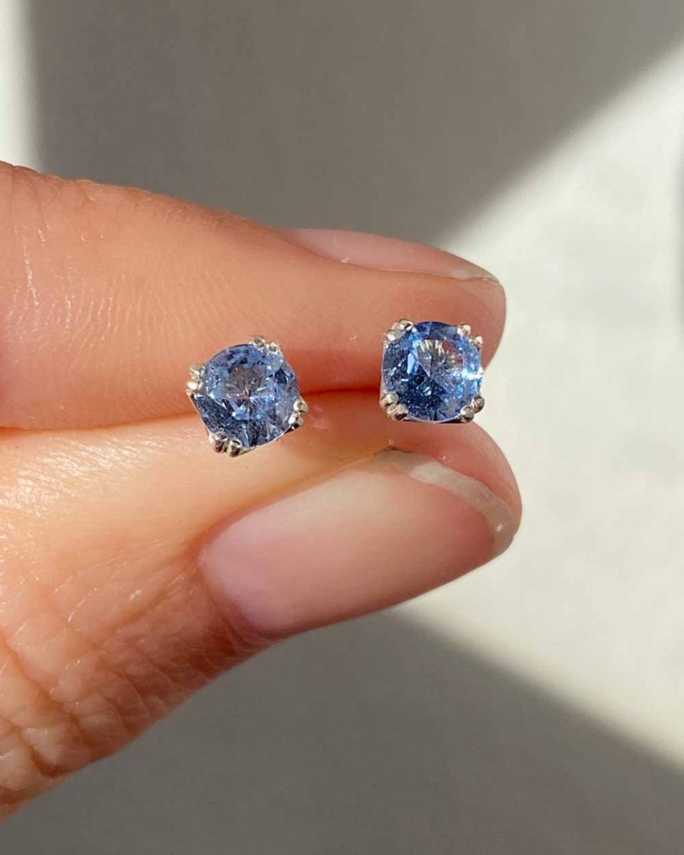 Pixie Aquamarine StudsStud Earrings14K Gold FilledAngela Wozniak Jewellery