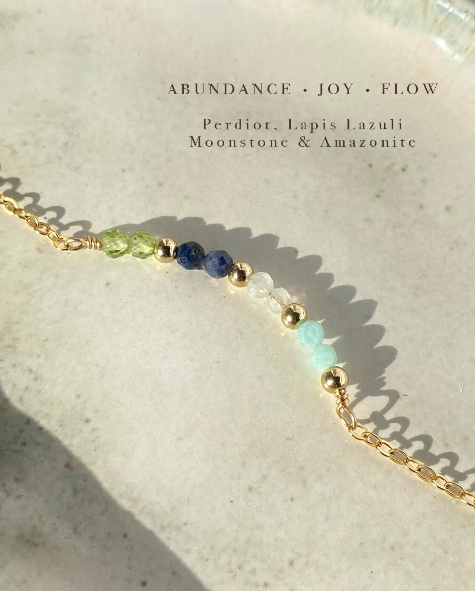 Rock Pool Gemstone BraceletGemstone Bracelets14K Gold FilledAngela Wozniak Jewellery