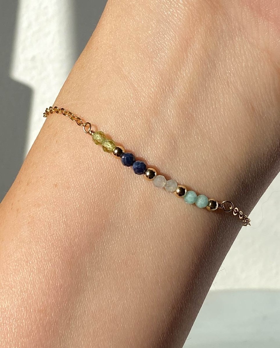 Rock Pool Gemstone BraceletGemstone Bracelets14K Gold FilledAngela Wozniak Jewellery