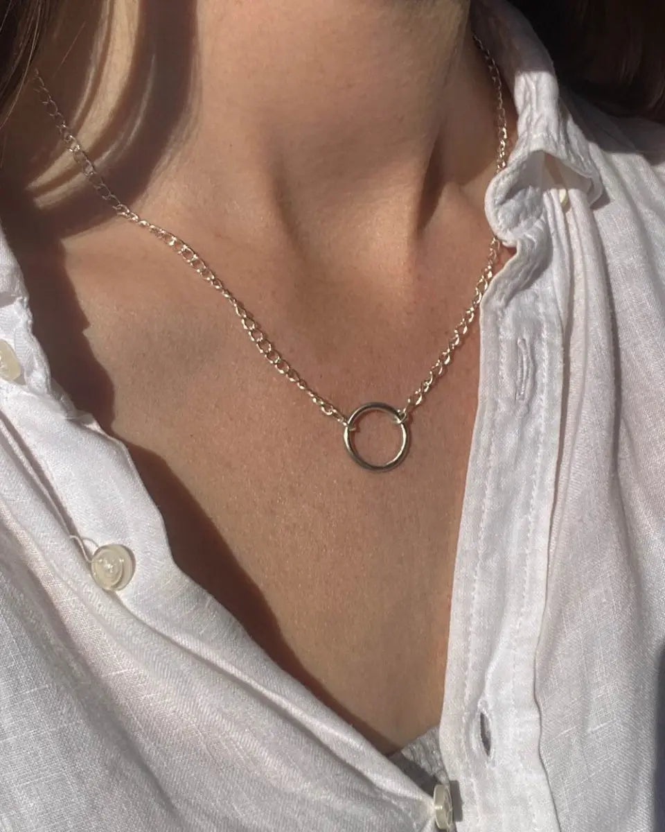 Sabrina Openness NecklaceNecklacesSterling SilverAngela Wozniak Jewellery