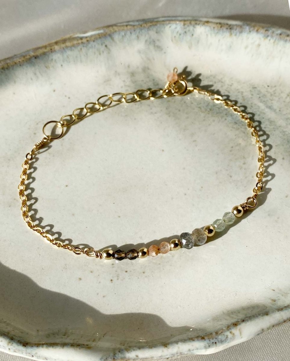 Sandstone Gemstone BraceletGemstone Bracelets14K Gold FilledAngela Wozniak Jewellery