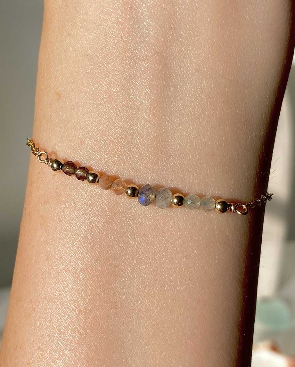 Sandstone Gemstone BraceletGemstone Bracelets14K Gold FilledAngela Wozniak Jewellery