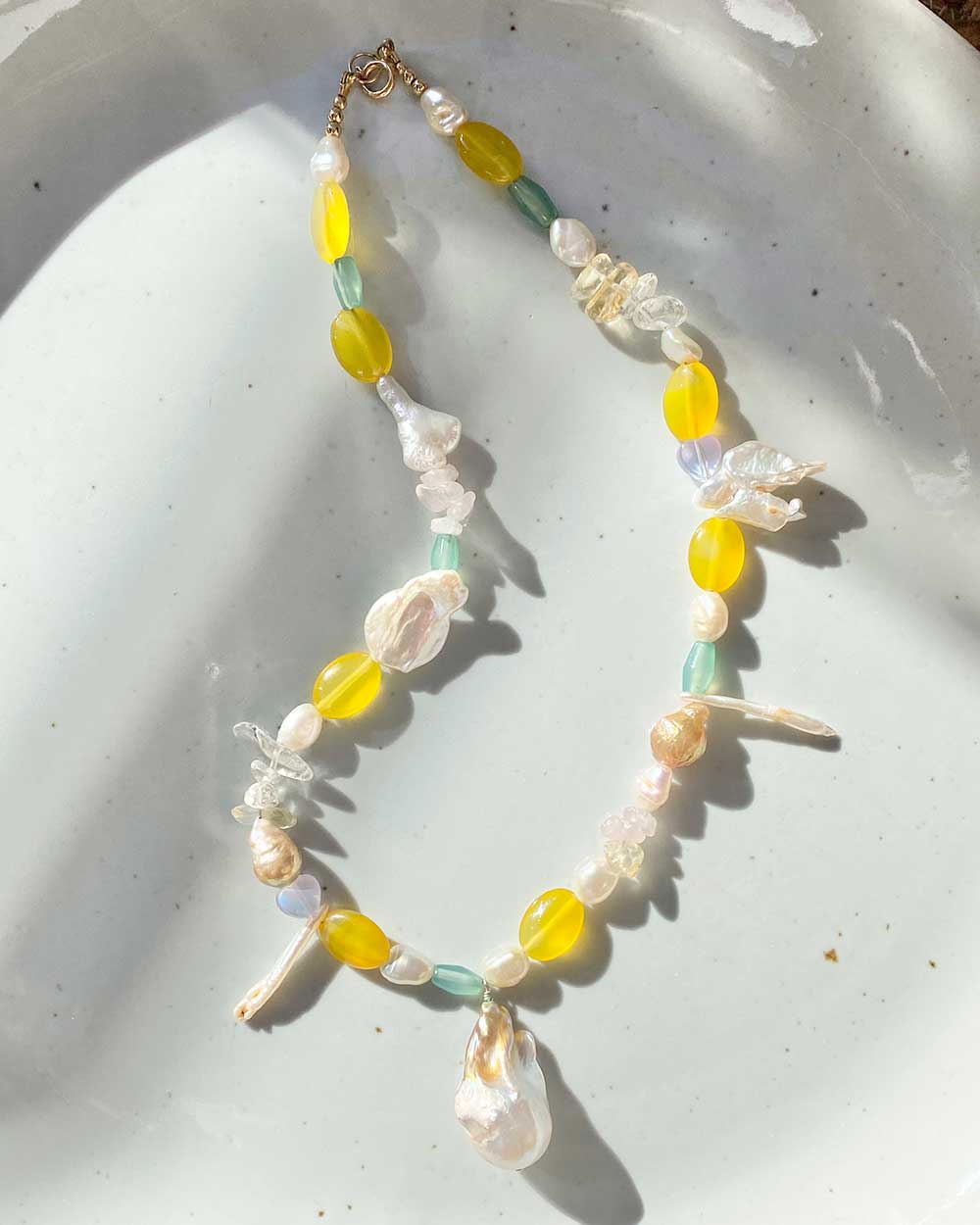 Sea Garden Mermaid Necklace 14k Gold Filled