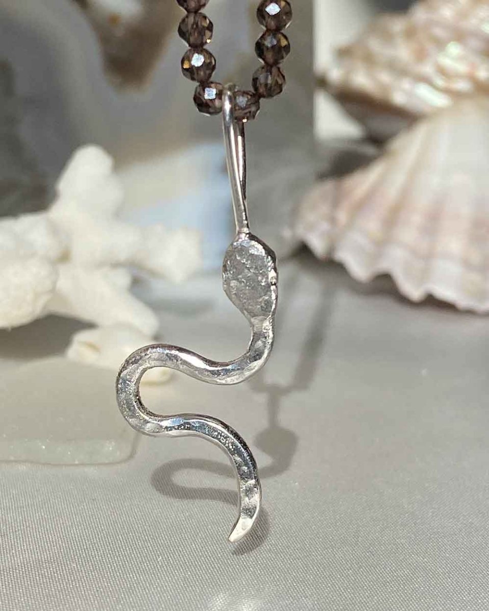 Sea Snake Charm Intuition PendantsNecklacesMade - To - OrderAngela Wozniak Jewellery