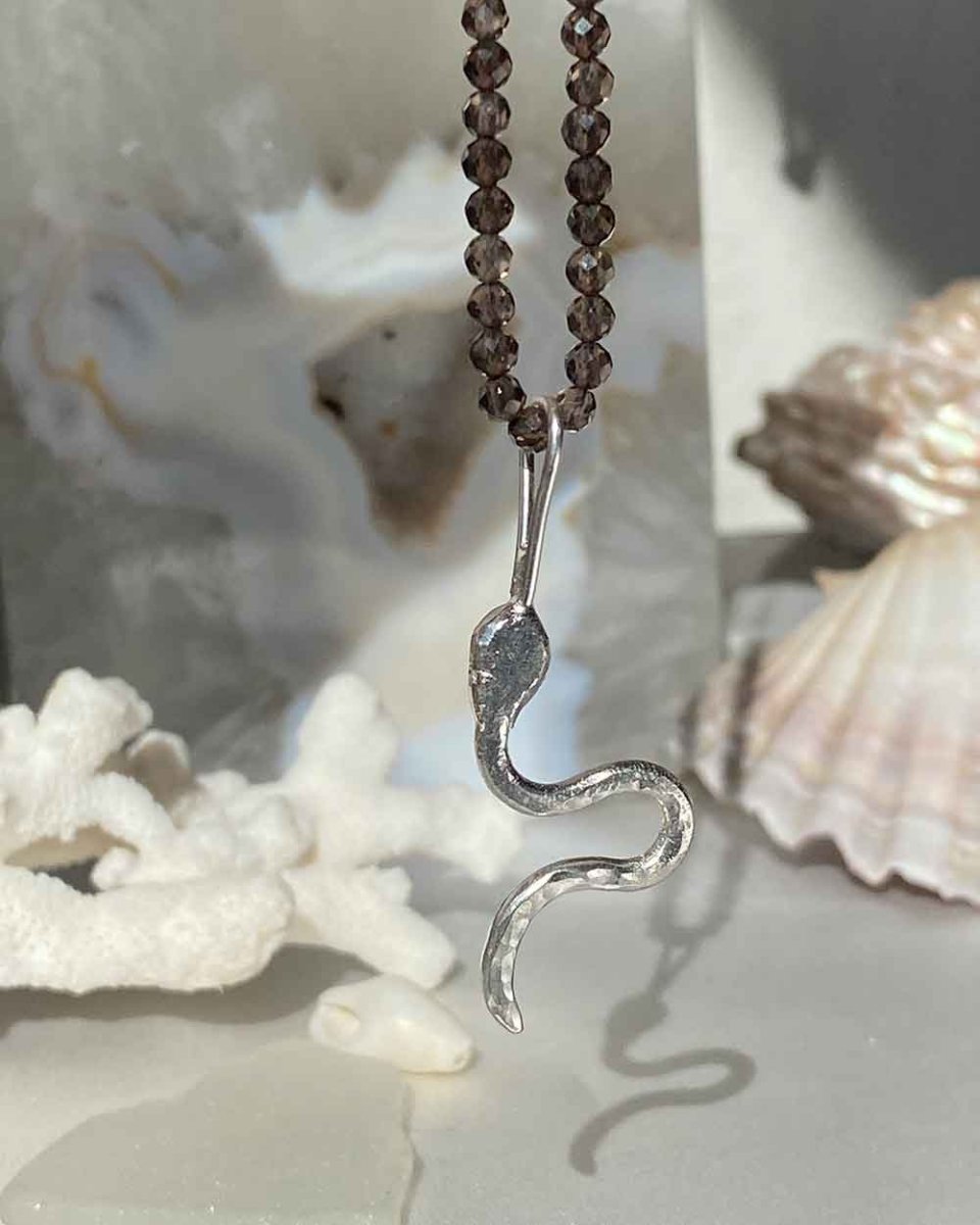 Sea Snake Charm Intuition PendantsNecklacesMade - To - OrderAngela Wozniak Jewellery