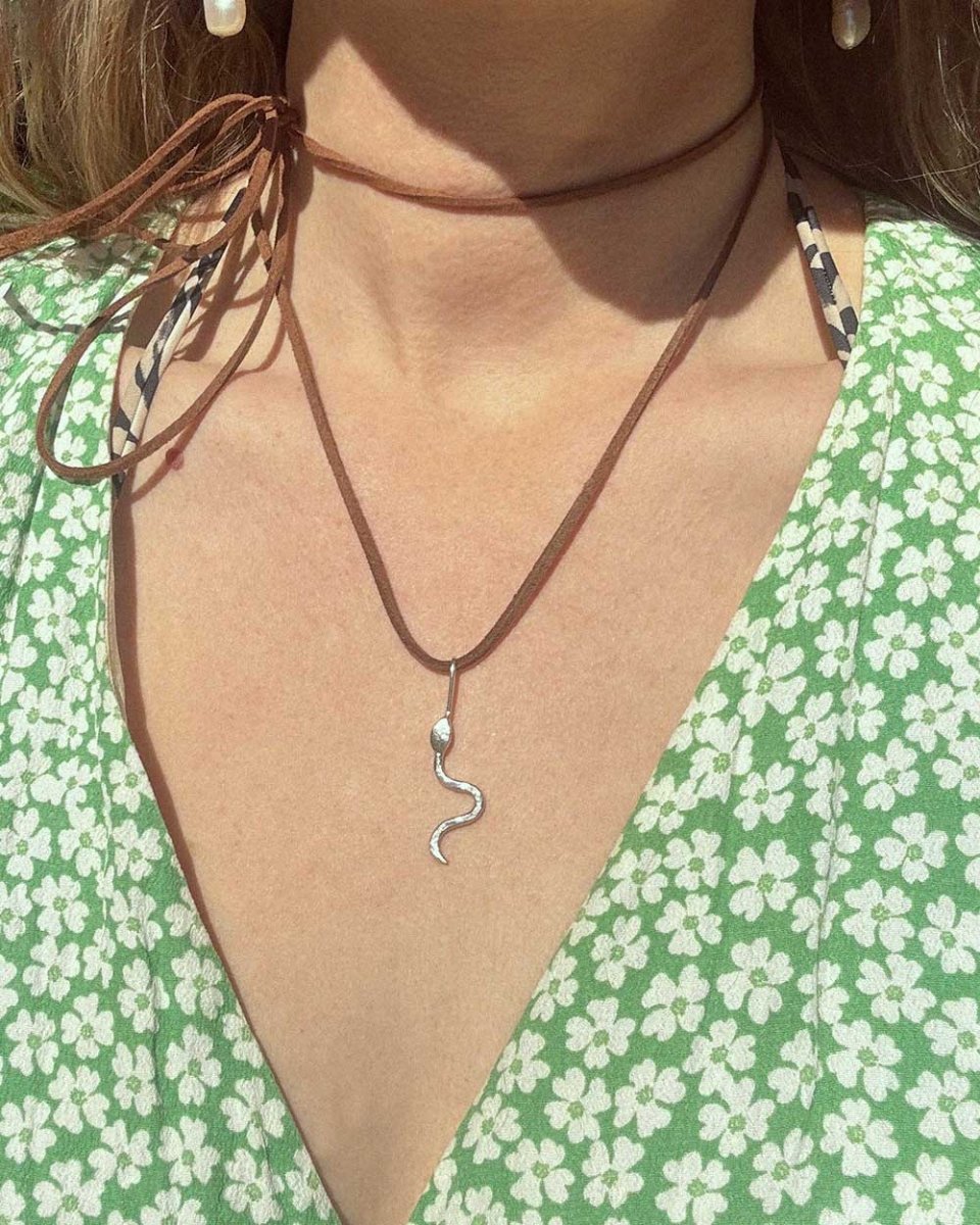 Sea Snake Charm PendantNecklacesMade - To - OrderAngela Wozniak Jewellery