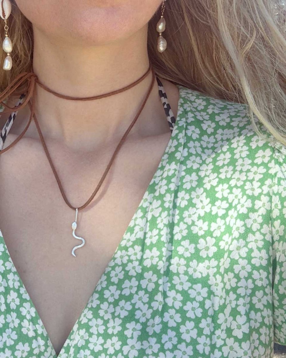 Sea Snake Charm PendantNecklacesMade - To - OrderAngela Wozniak Jewellery