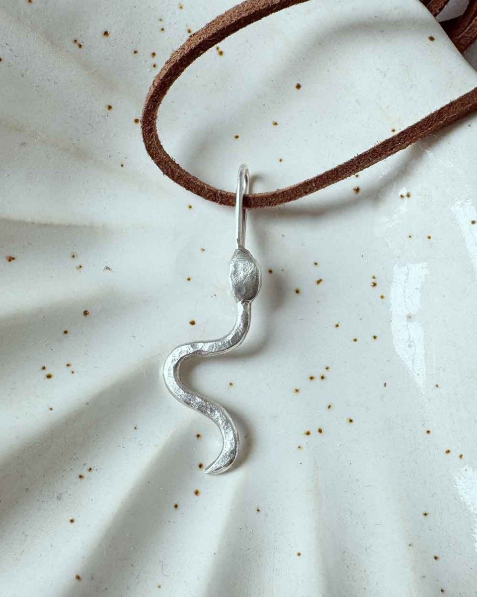Sea Snake Charm PendantNecklacesMade - To - OrderAngela Wozniak Jewellery