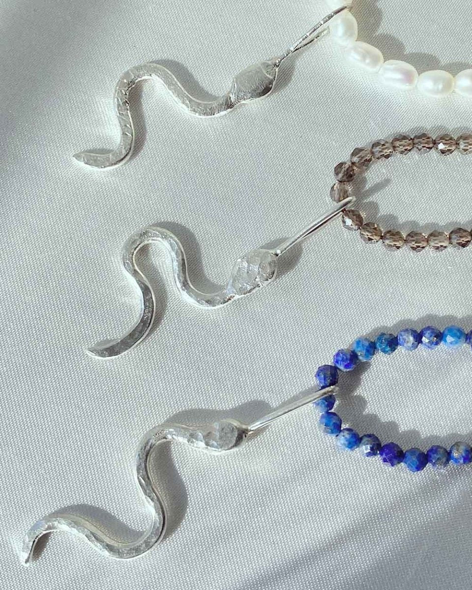 Sea Snake Charm PendantNecklacesMade - To - OrderAngela Wozniak Jewellery