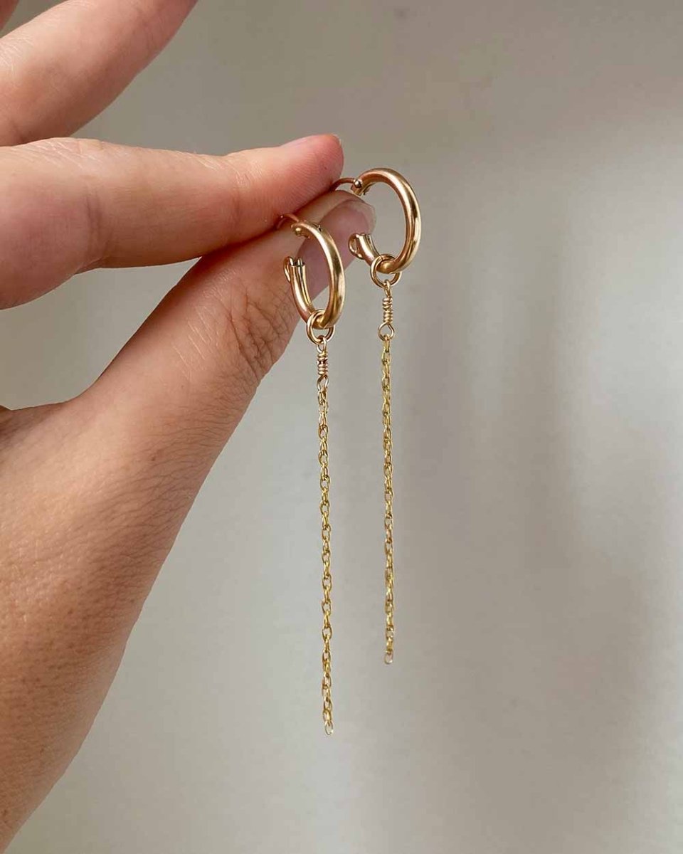 Slinky Chain CharmEarring Charms14K Gold FilledAngela Wozniak Jewellery