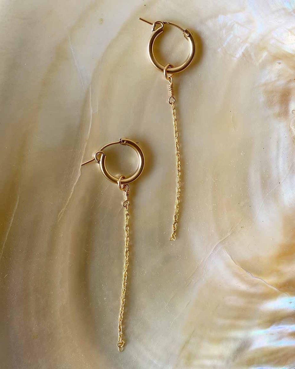 Slinky Chain CharmEarring Charms14K Gold FilledAngela Wozniak Jewellery