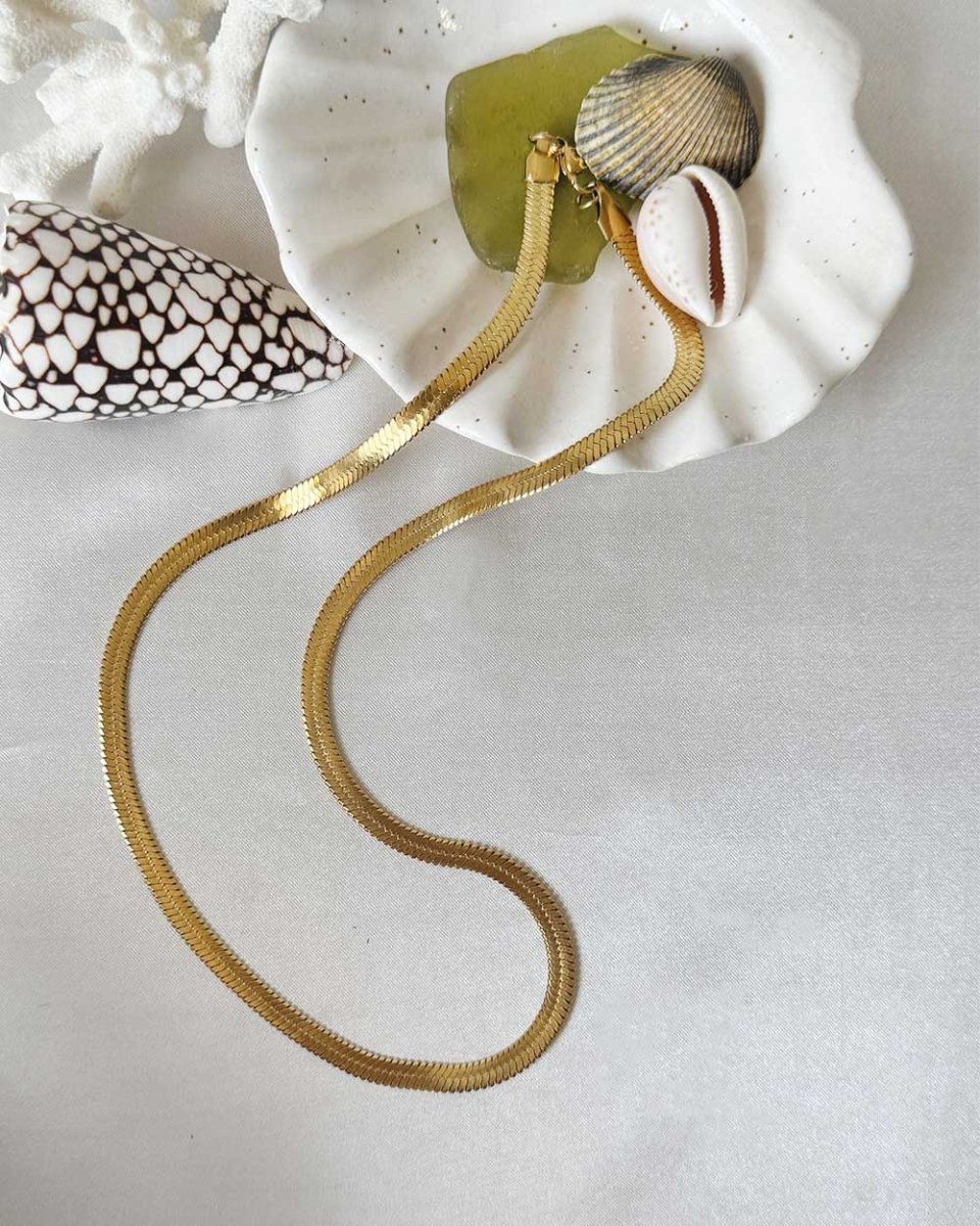 Snake Chain NecklaceNecklacesGold Plated Stainless SteelAngela Wozniak Jewellery